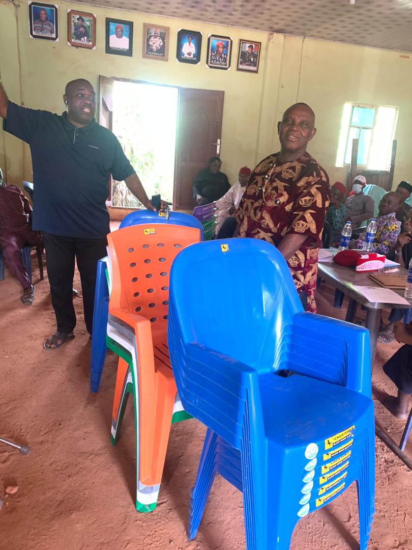 Presentation of Chairs Bought By UIDI to Umuobuna