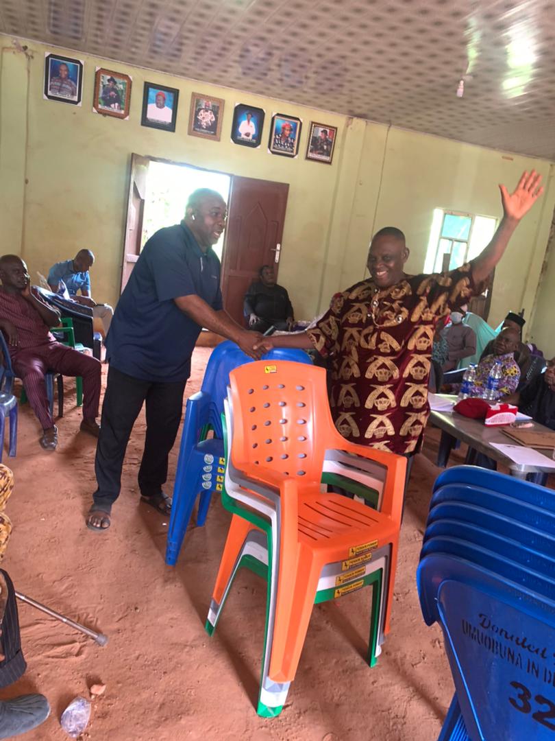 Presentation of Chairs To  Umuobuna Leaders